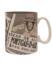 One Piece – Mug 460 ml “Wanted Ace”