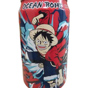 Ocean Bomb One Piece Luffy Bevanda Frizzante Yogurt Mogu Mogu Succo di Litchi con Nata de Coco 320ml