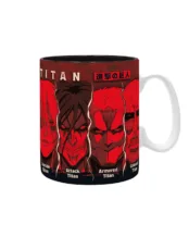 Progetto senza titolo (13) Attack on Titan Tazza All Titans 460ml in Ceramica