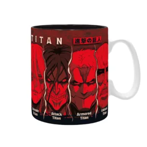Attack on Titan Tazza All Titans 460ml in Ceramica