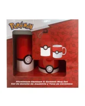 Set Borraccia in Alluminio + Tazza in Ceramica Pokémon