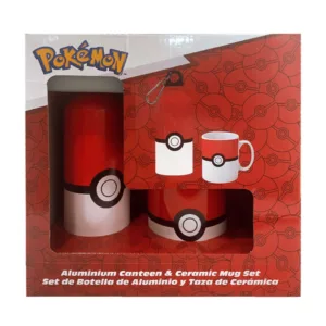 Set di borraccia in alluminio e tazza in ceramica Pokemon Peluche Charizard Pokemon 29cm
